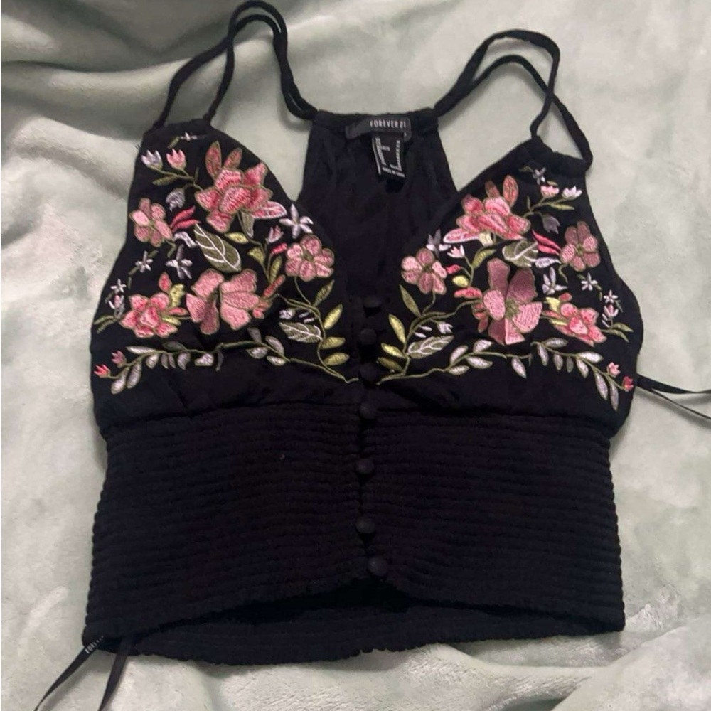 Floral Crop Top